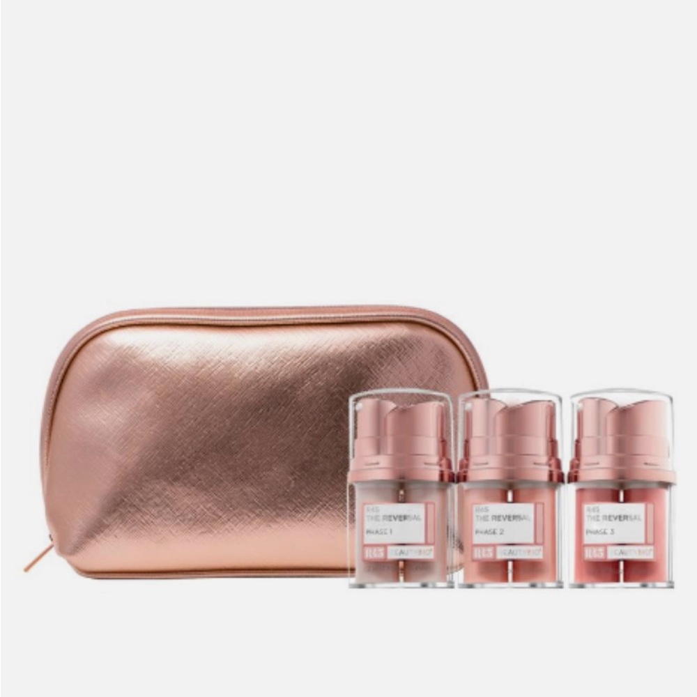 Rose Gold Skincare Set with Bag